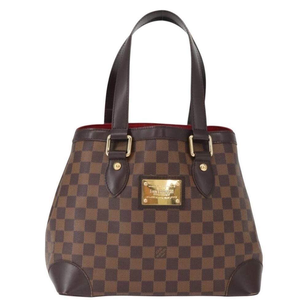 Louis Vuitton Damier Ebene Hampstead PM Tote Bag Brown